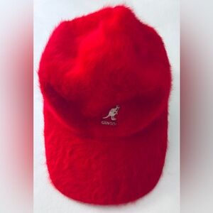 Kangol Bold Red Fuzzy Hat
